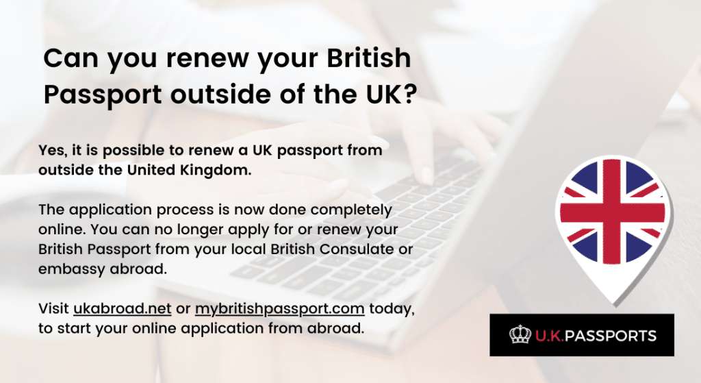 uk passport renewal from overseas infographic