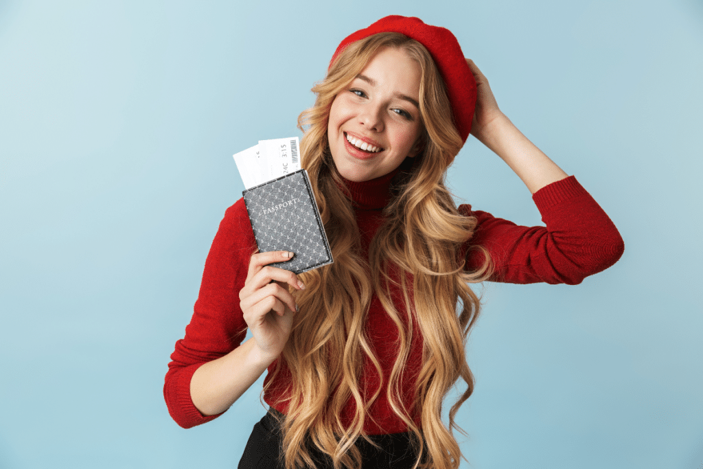 woman with british passport 