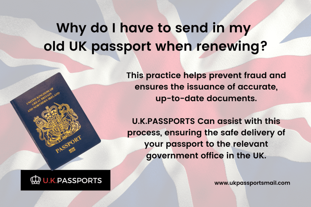 infographic: Why do I have to send in my old UK passport when renewing?